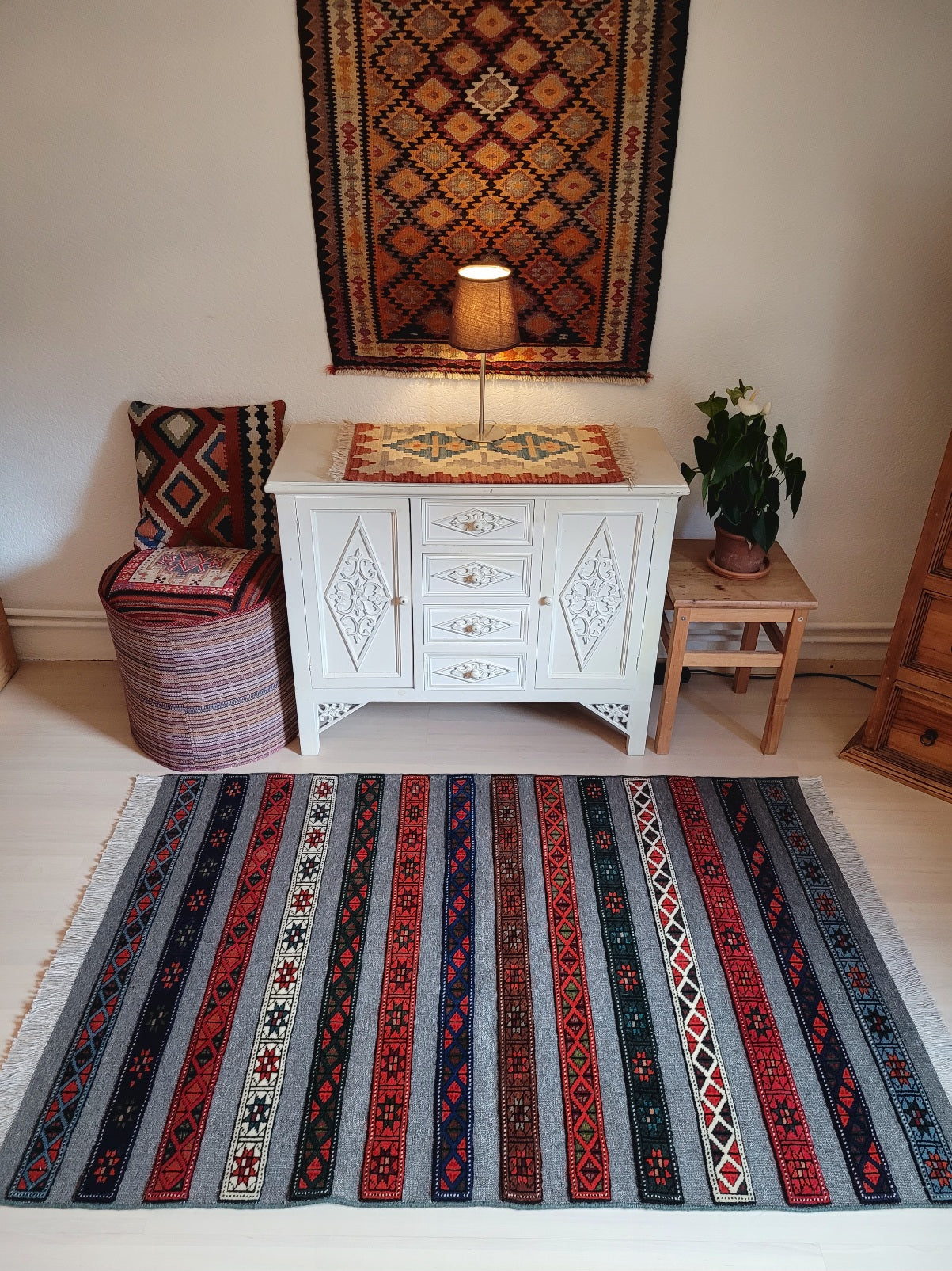 Tapis Kilim - Turkmène