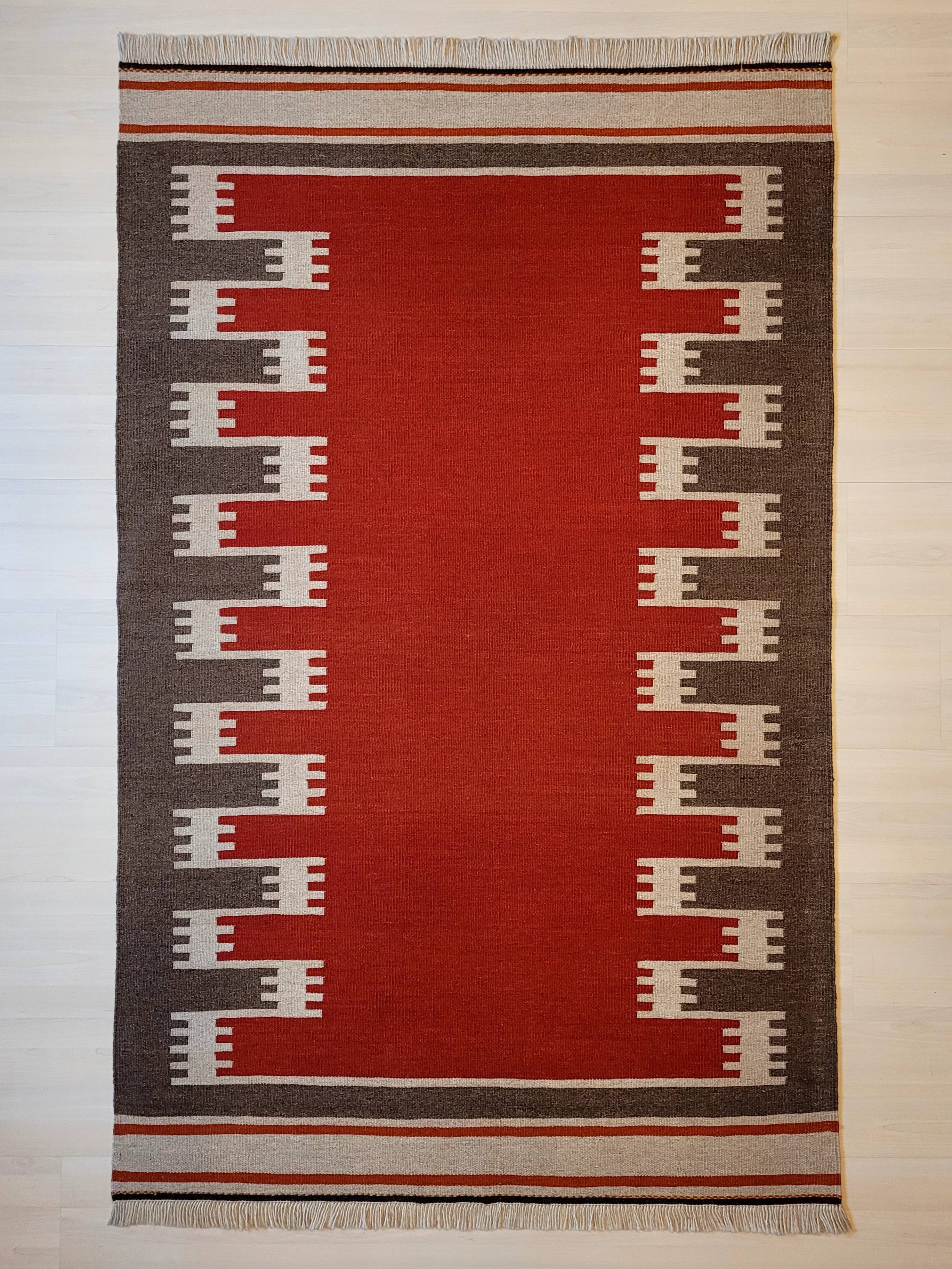 Kilim Qashqai, fein und eng gewebt – Kilim Rug Style