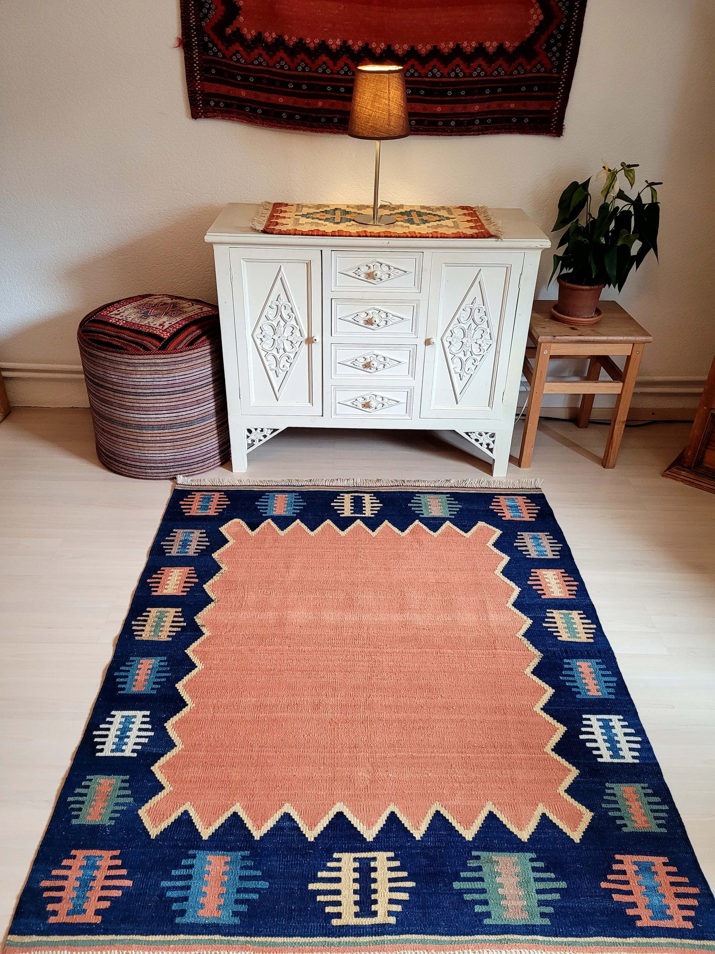 Kilim Qashqai, fein und eng gewebt