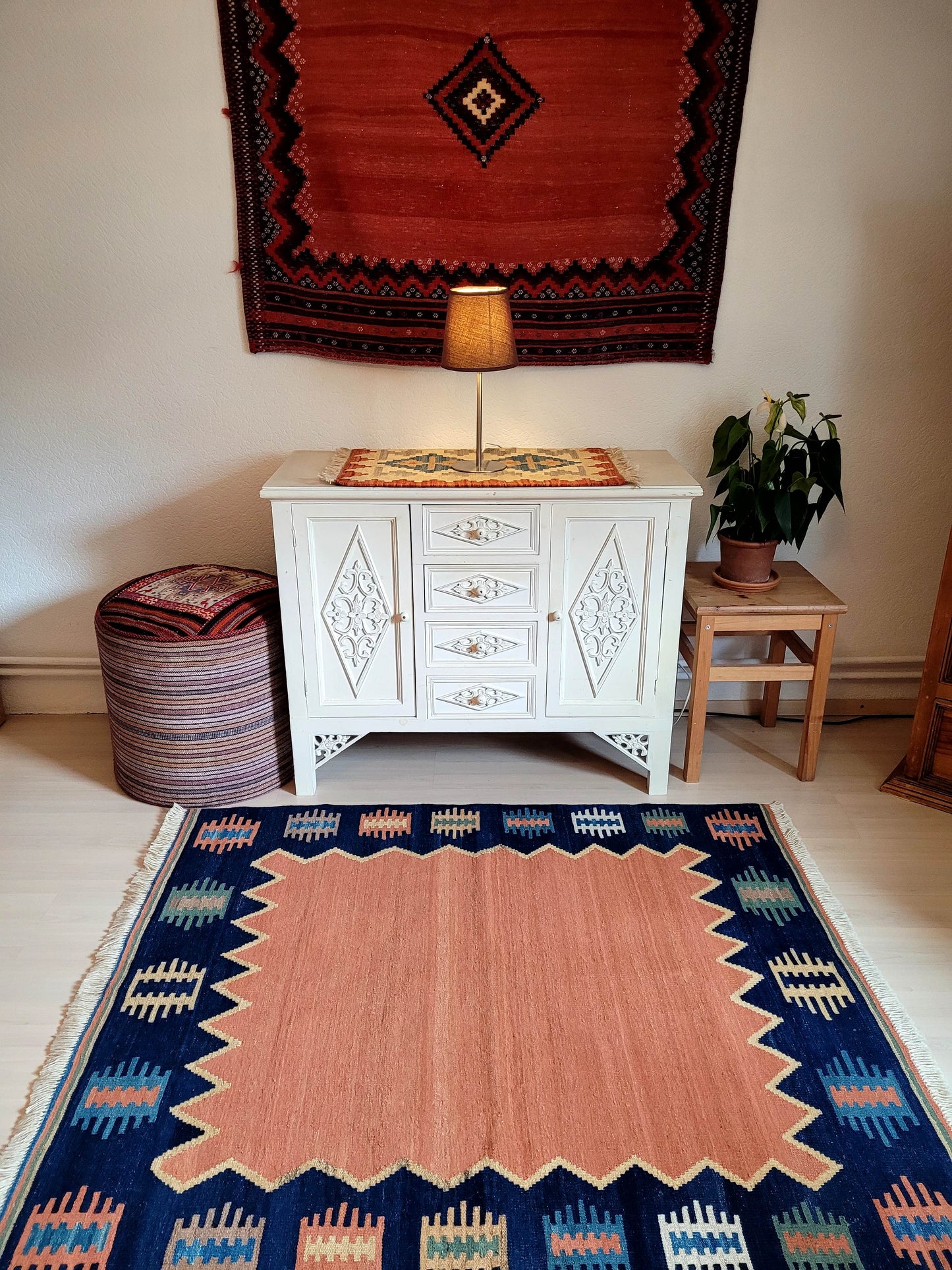 Kilim Qashqai, fein und eng gewebt